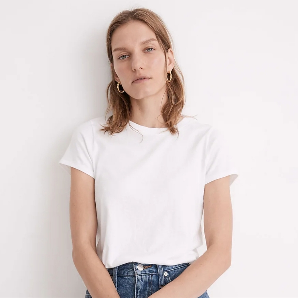 Madewell Northside Vintage Tee White Womens Large